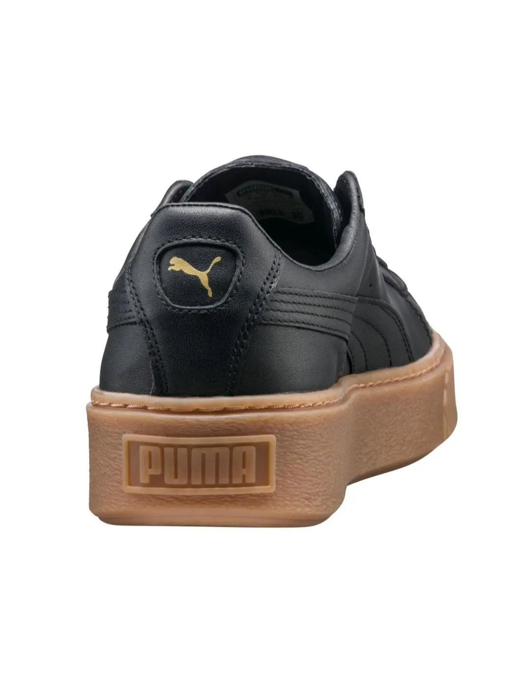 Zapatillas Puma Basket plataform negro de mujer