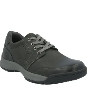 Zapato Cuero Hombre Duran Gris