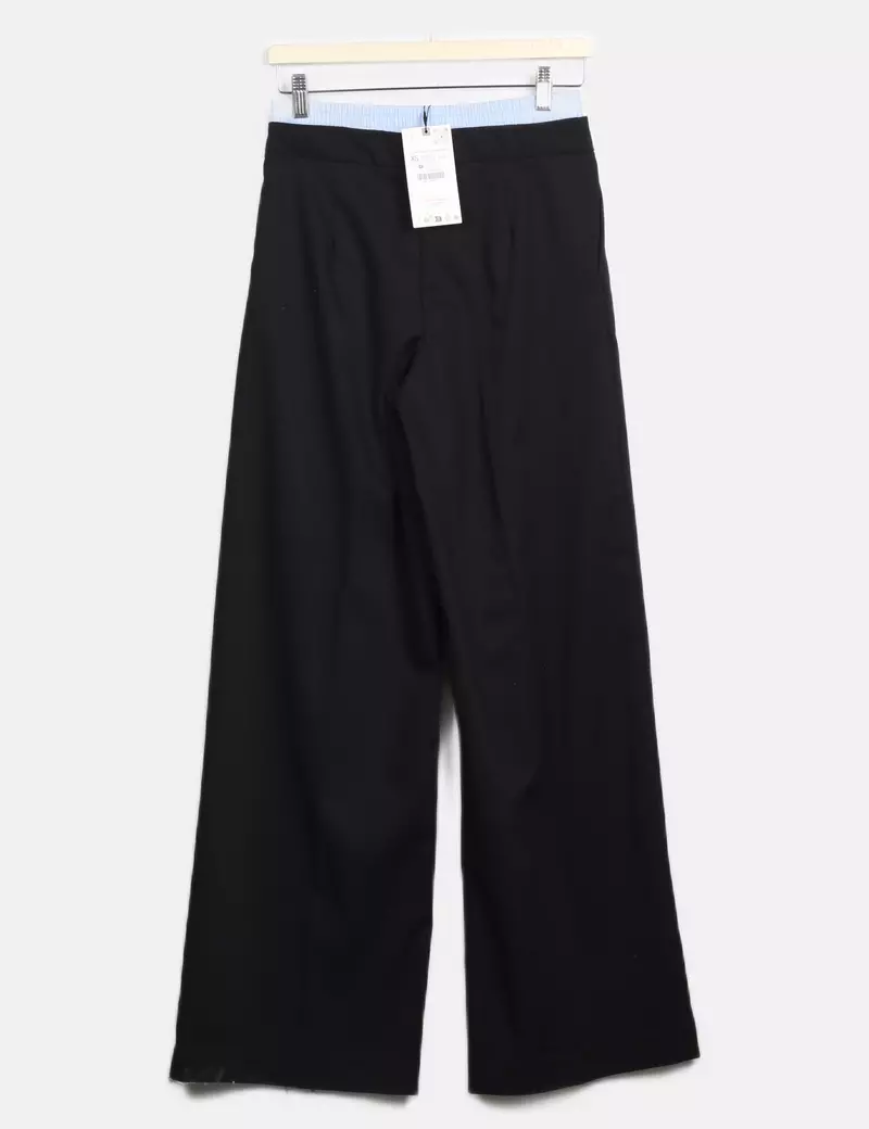 Zara Pantalones de tela Rectos